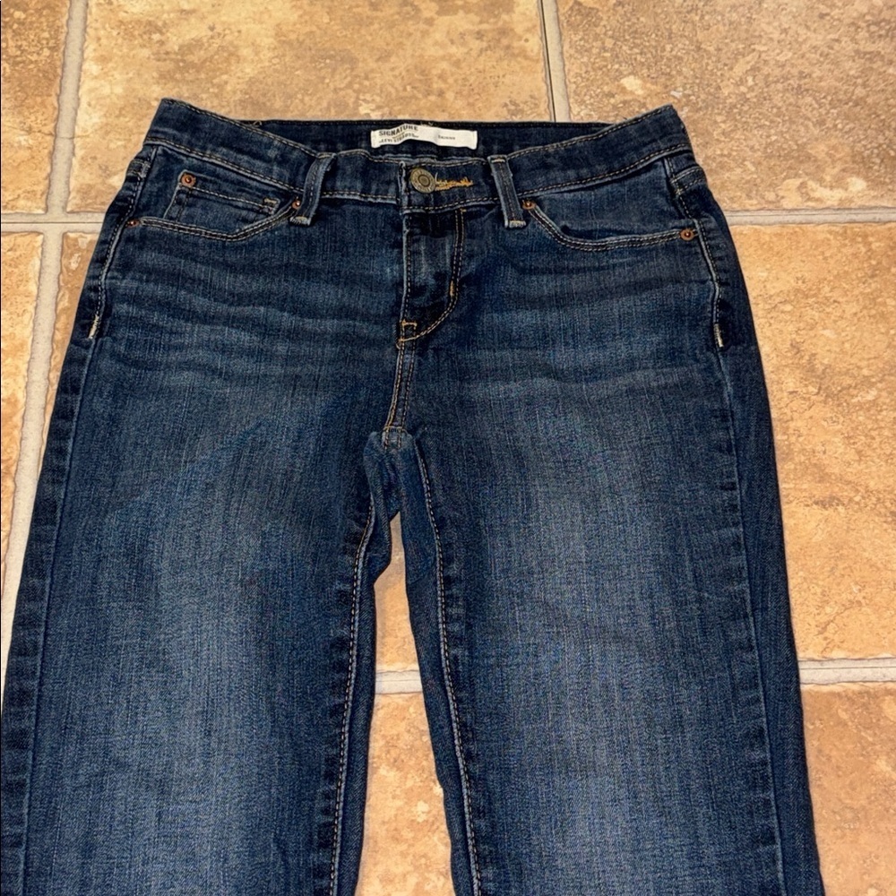 Levi’s skinny size 12 boys dark color jeans